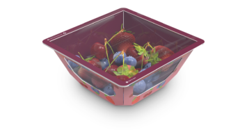 纸封地图托盘水果