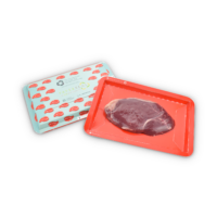 纸封VSP托盘与牛排