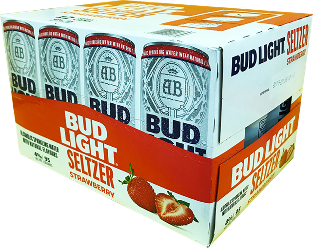 Hard seltzer Bud Light en empaque sustentable
