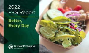 Graphic Packaging 2022 ESG report image sized for the news page